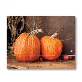 Two Pumpkins - Rusty Metal