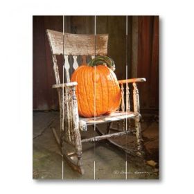 Rocking Chair Pumpkin