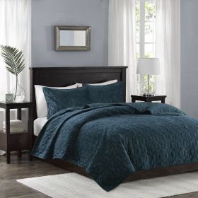 3 Piece Velvet Quilt Set