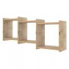 35.5" x 16.3" Connected Three Cube Wall Shelf - Danya B