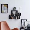 25.5" x 17.75" Intersecting Cube Wall Shelf